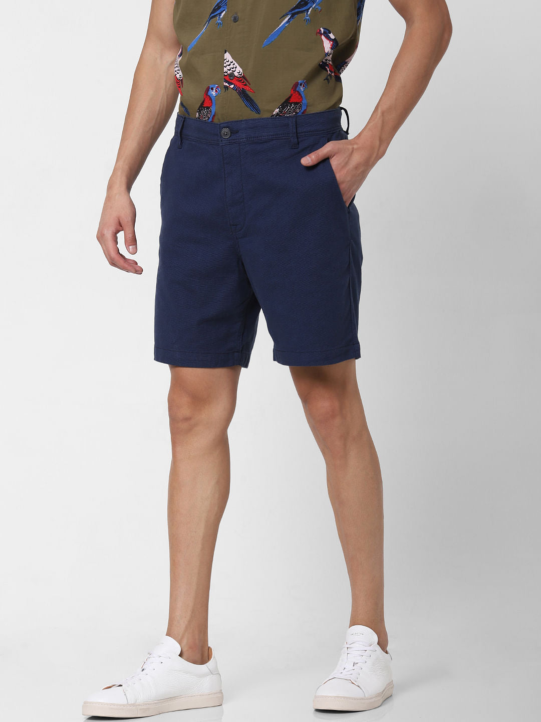Blue Chino Shorts