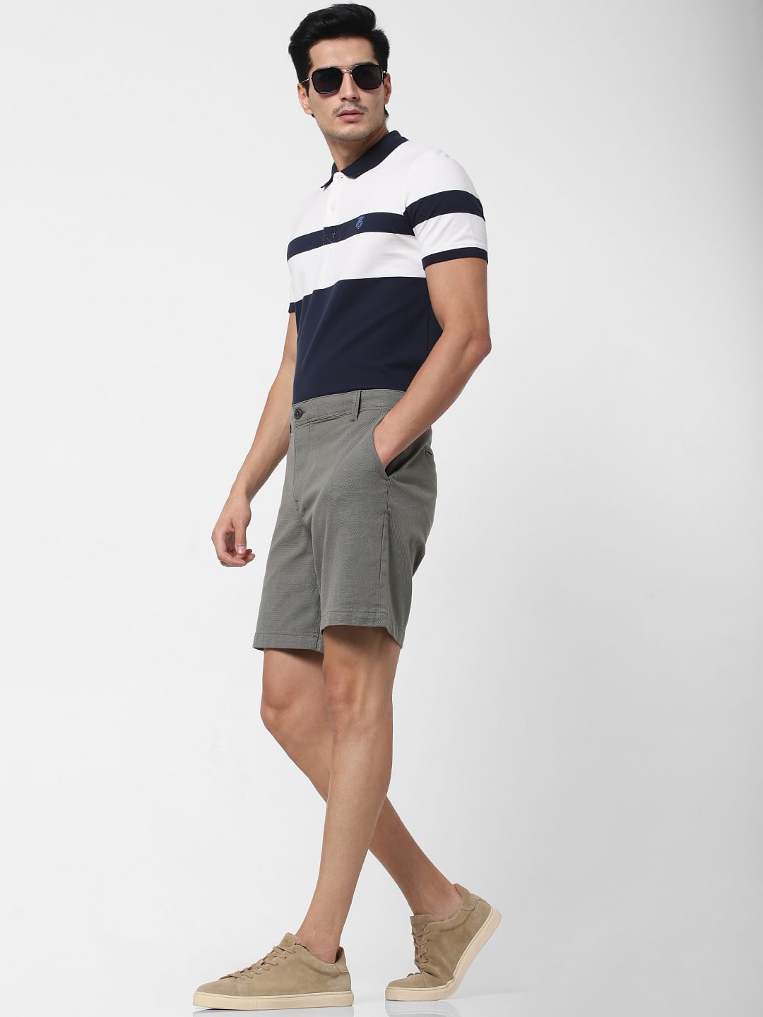 Green Chino Shorts