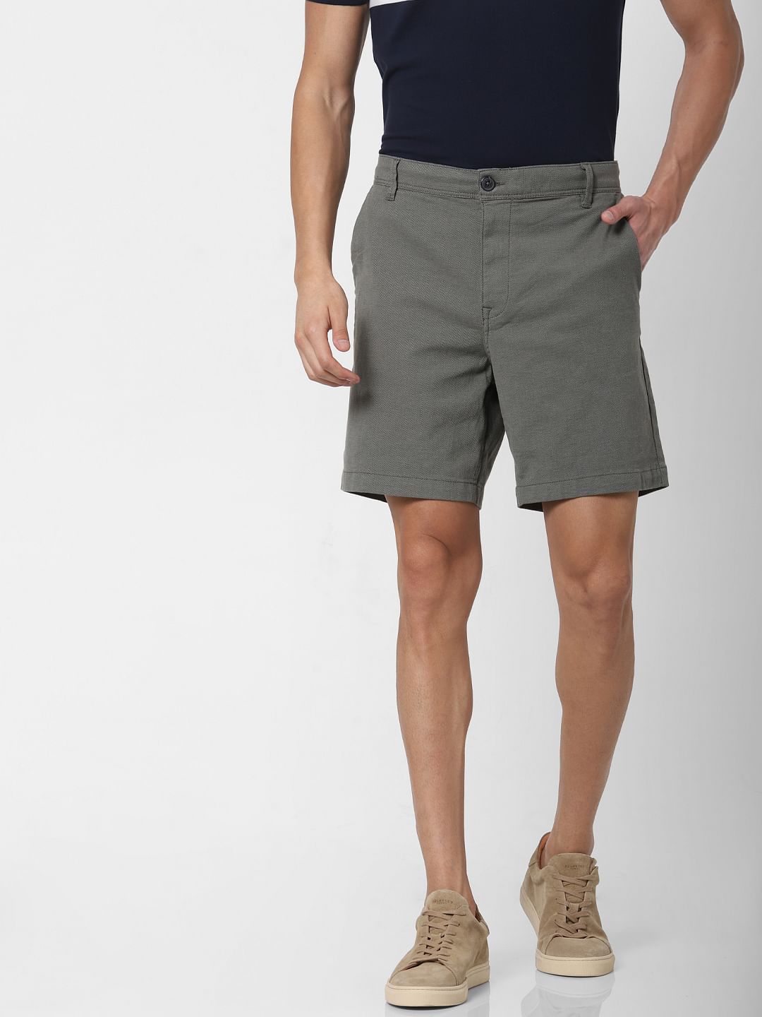Green Chino Shorts