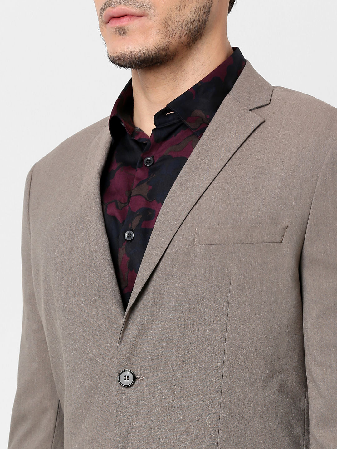 Brown Formal Blazer