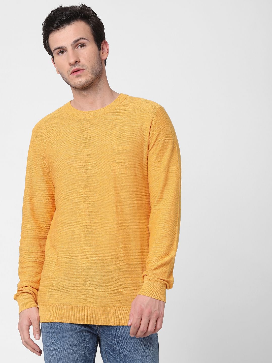 Yellow Knit Pullover