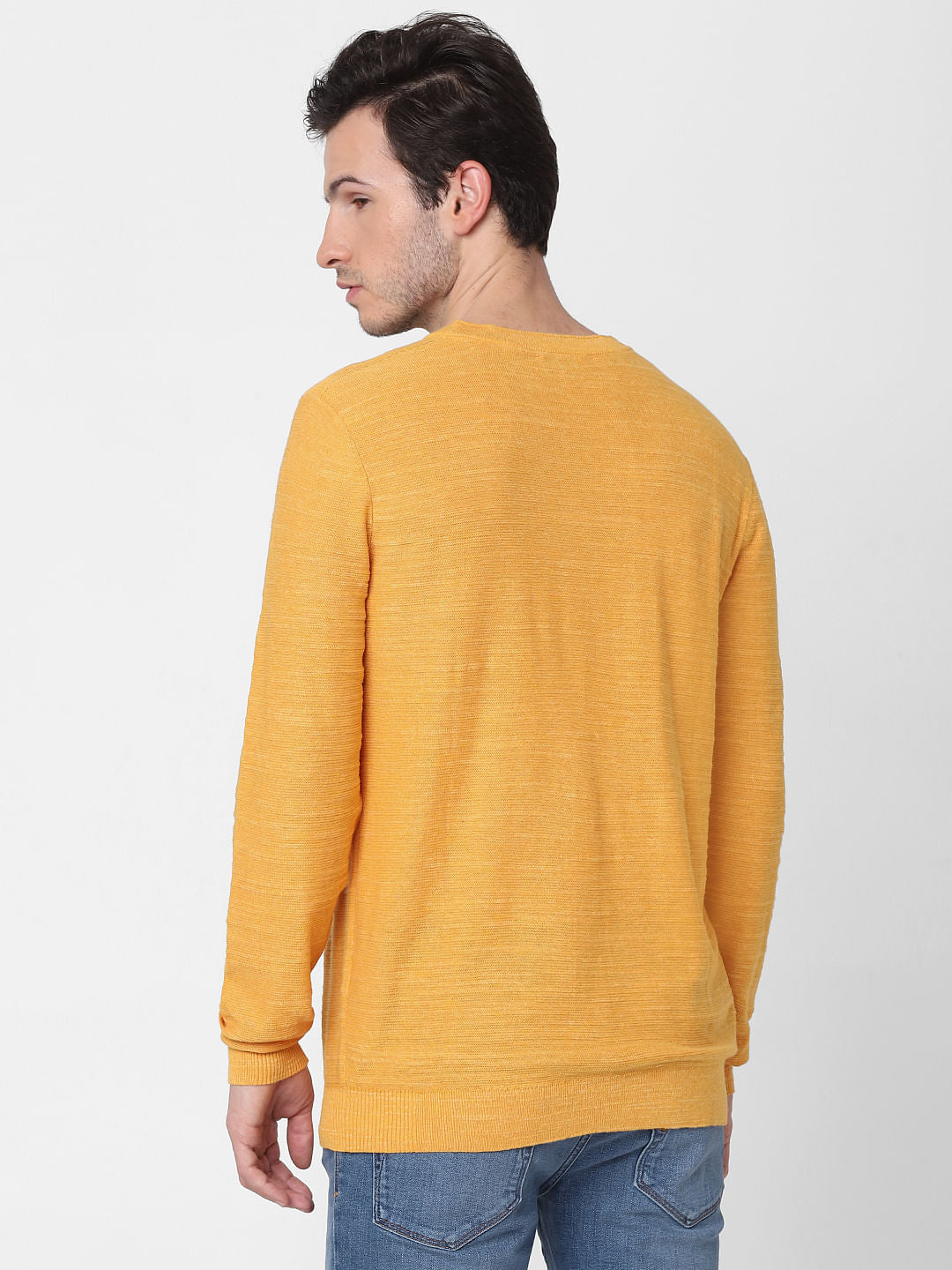 Yellow Knit Pullover