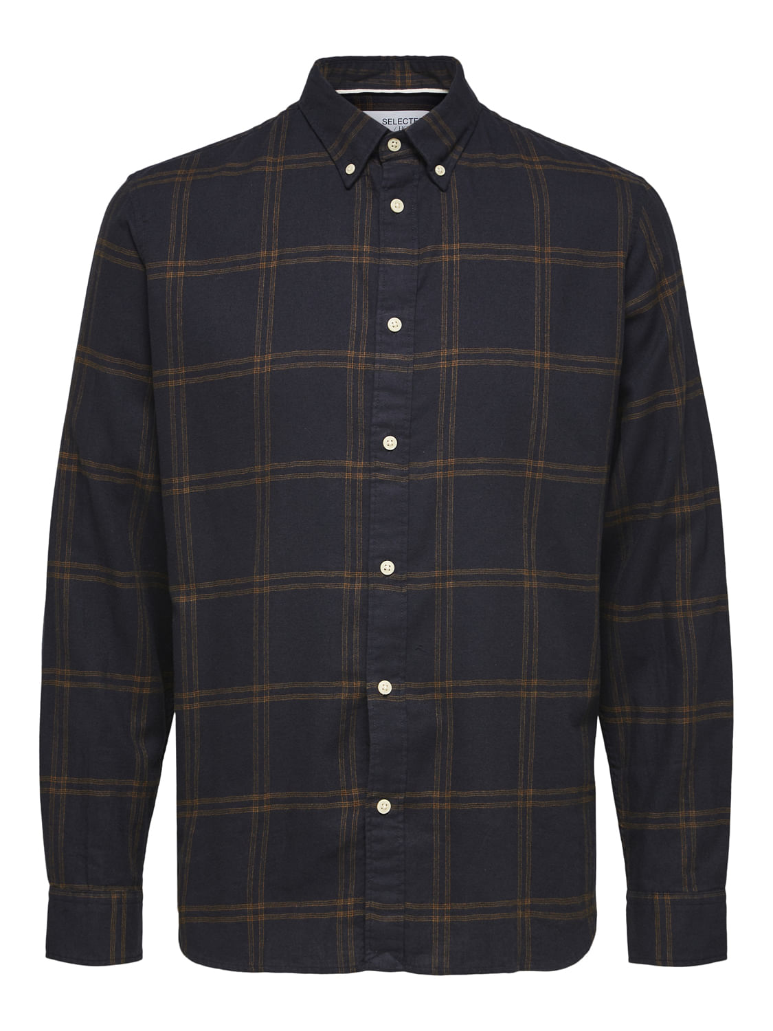 Blue Flannel Checked Full Sleeves Shirt