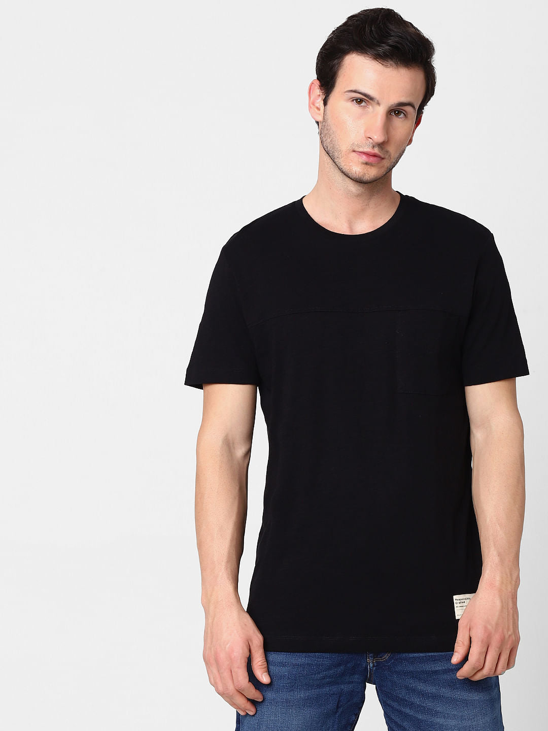 Black Crew Neck T-Shirt