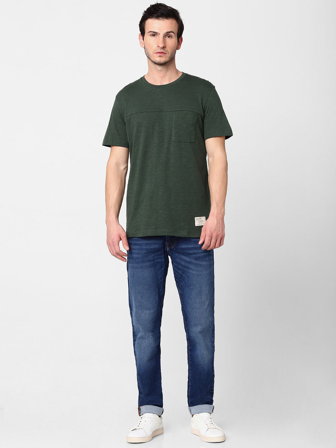 Green Crew Neck T-Shirt