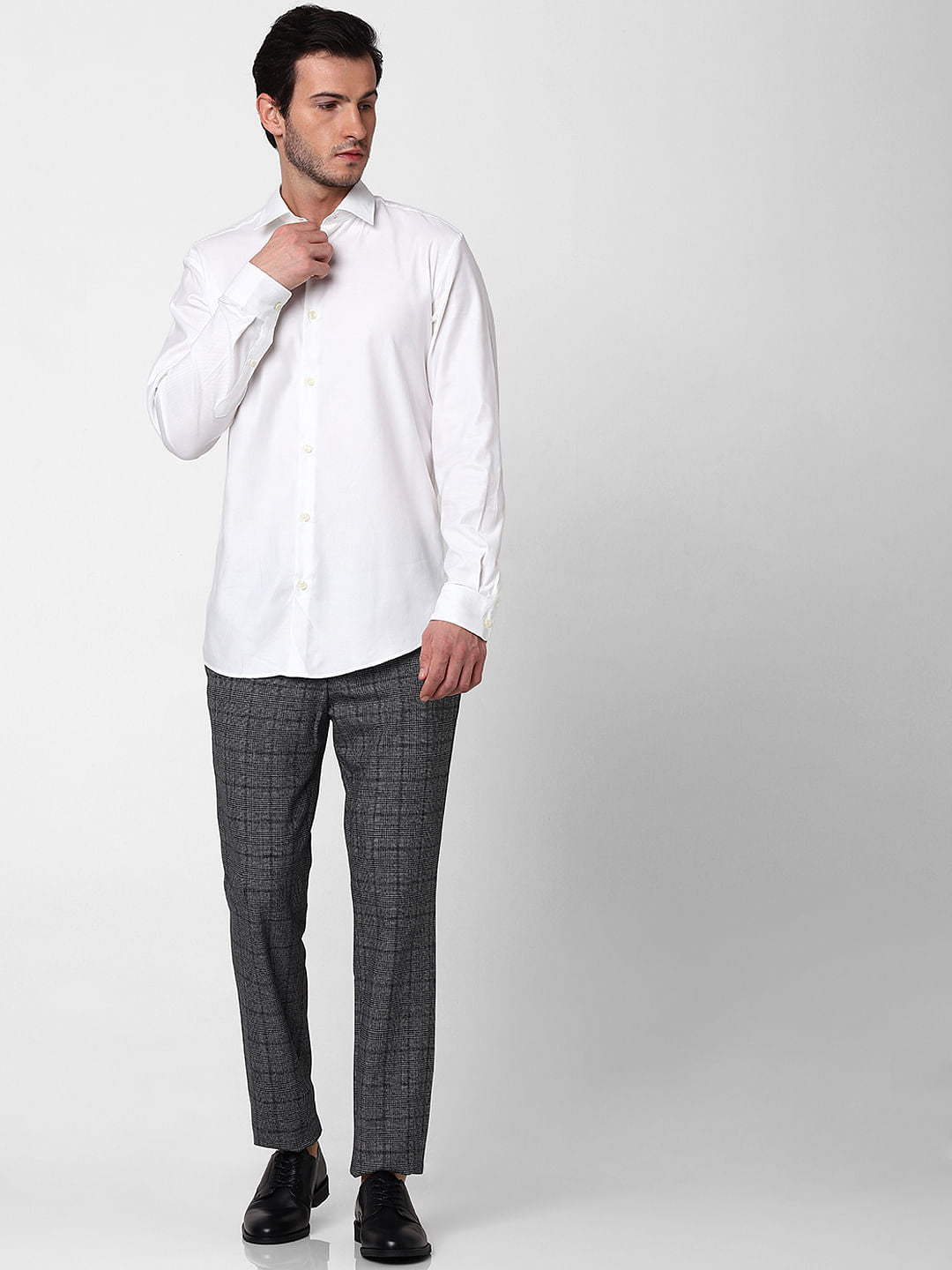 White Full Sleeves T-Shirt