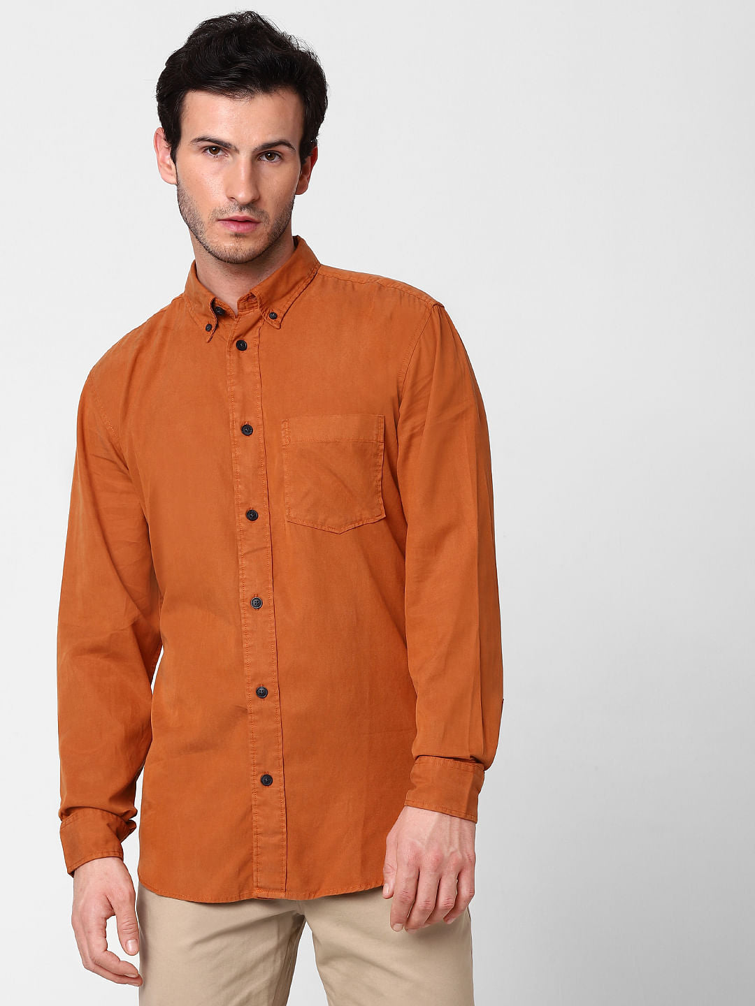 Brown Full Sleeves Shirt