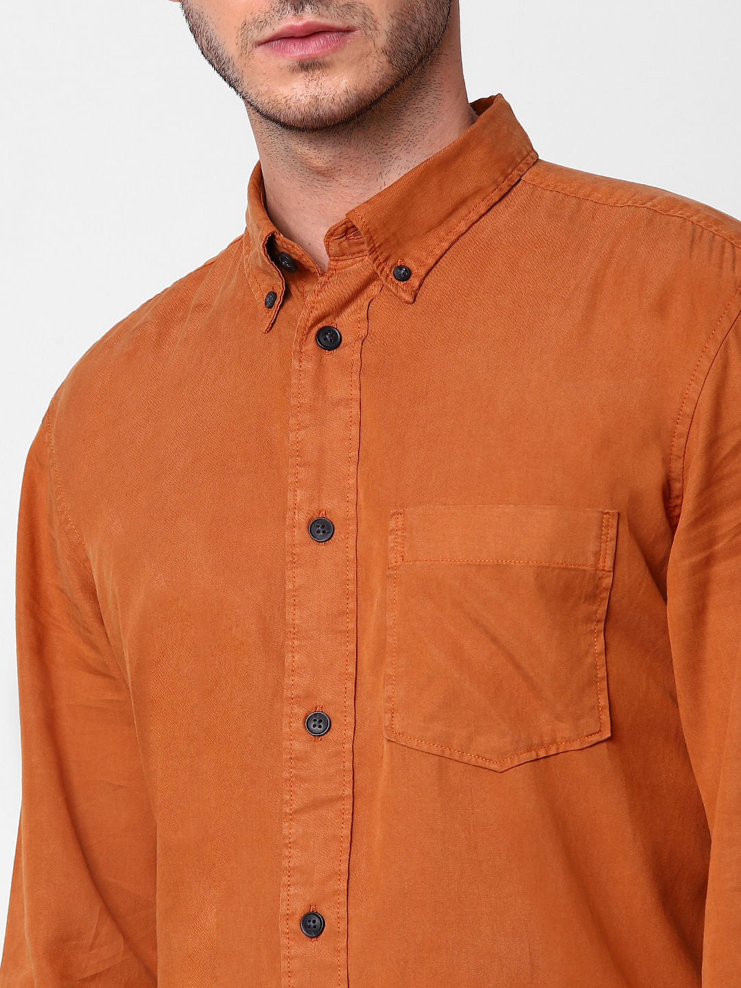 Brown Full Sleeves Shirt