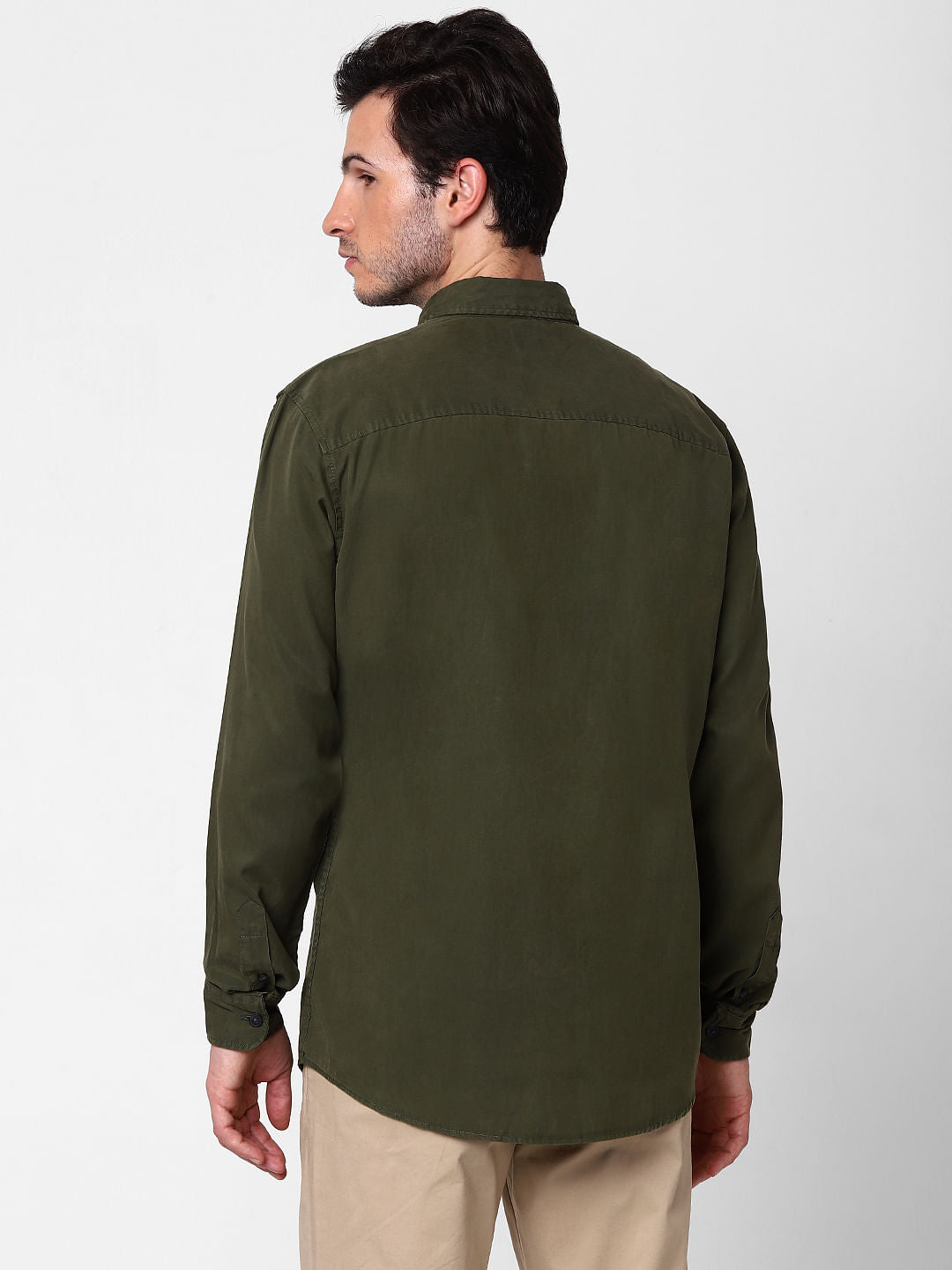 Green Full Sleeves Shirt