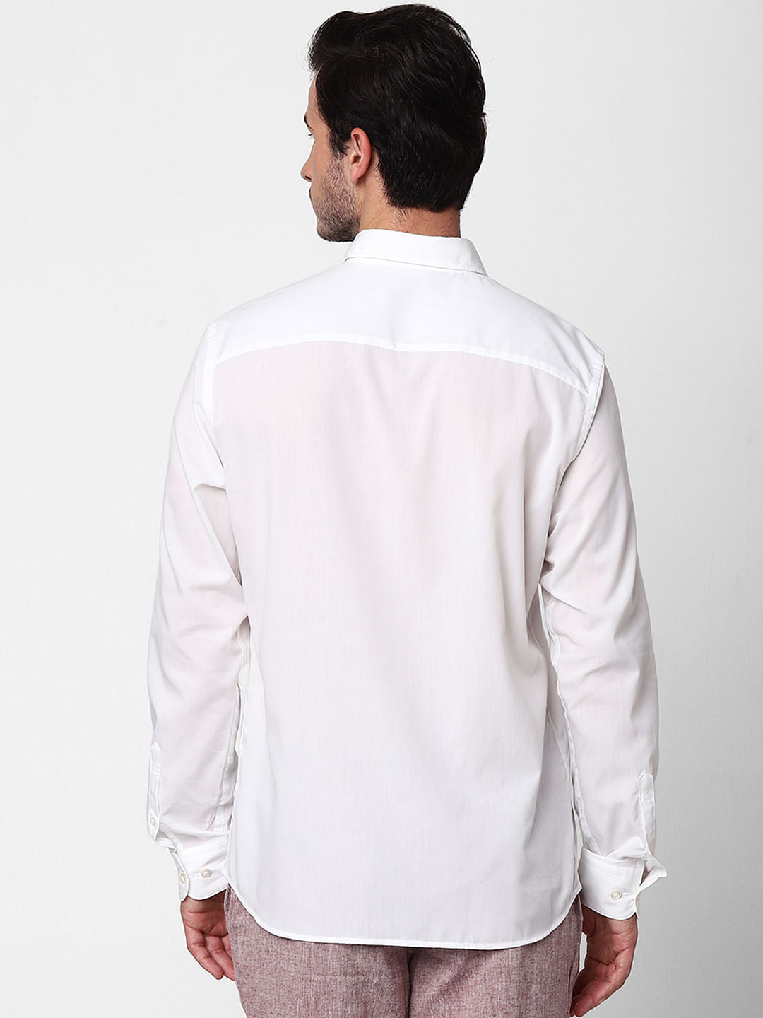 White Full Sleeves Shirt