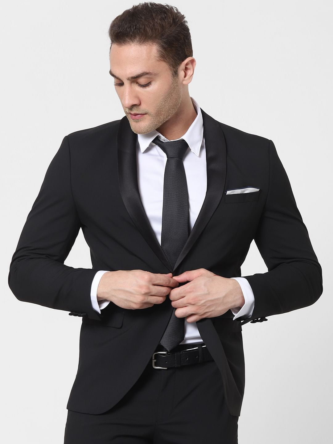 Black Slim Fit Blazer
