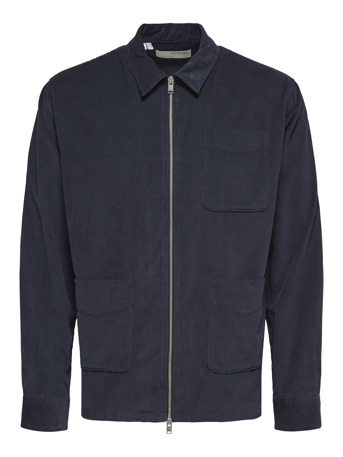 Blue Organic Cotton Overshirt