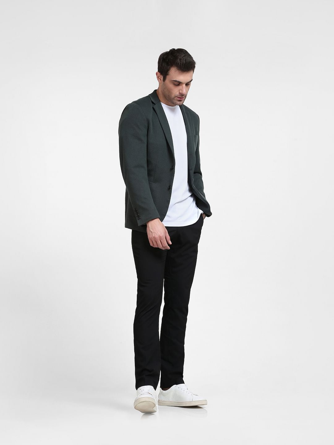 Dark Green Formal Blazer