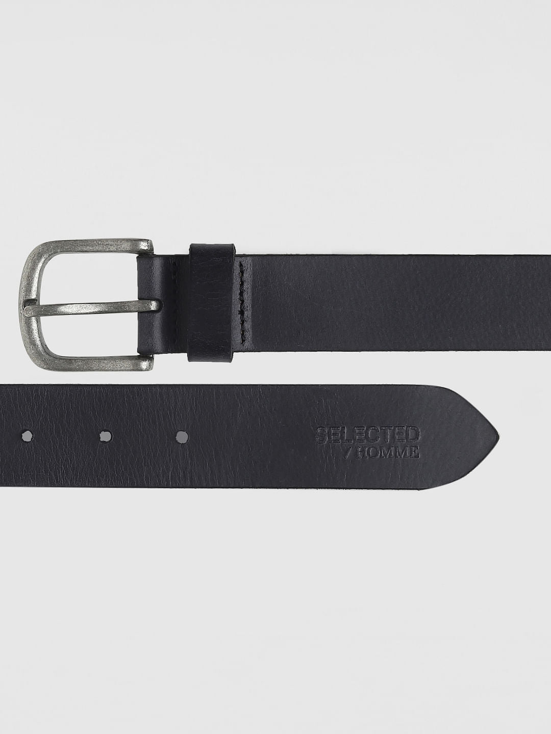 Black Leather Belt