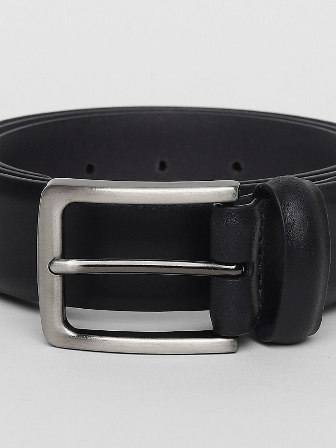 Black Leather Formal Belt