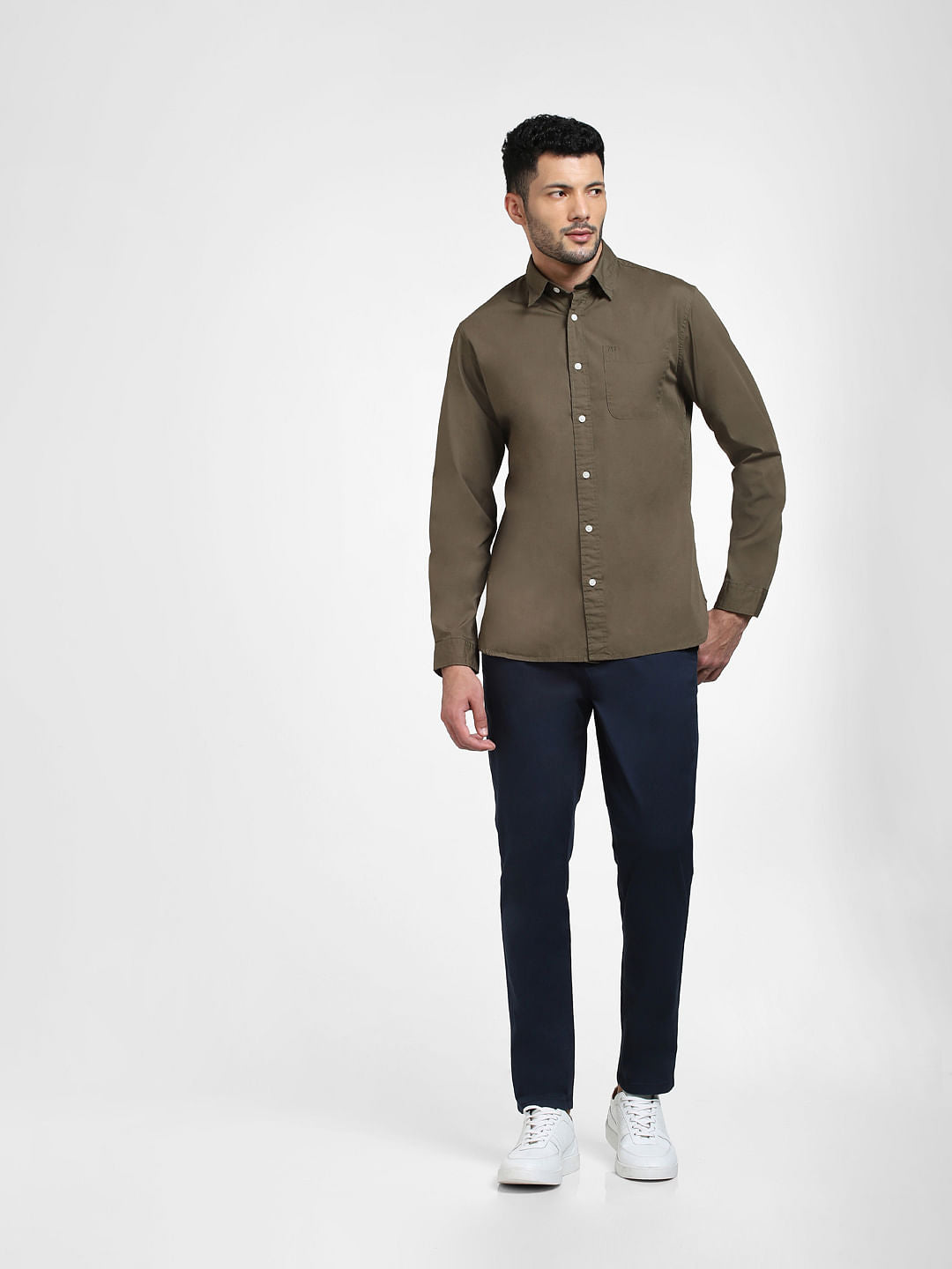 Brown Full Sleeves Shirt