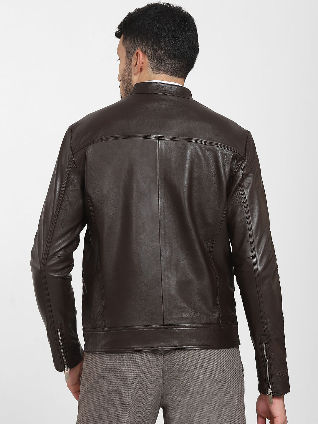 Dark Brown Leather Jacket
