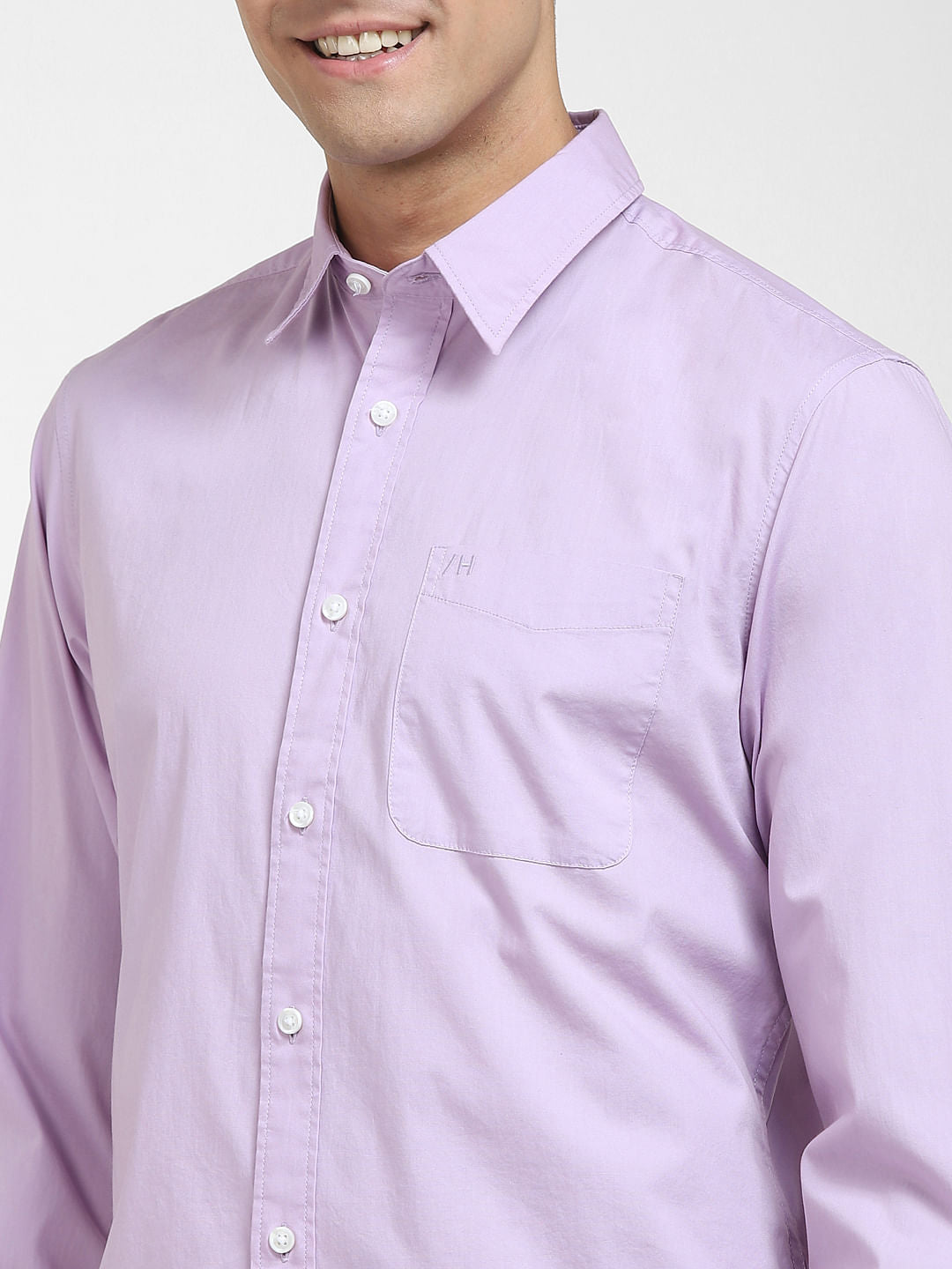 Lilac Formal Full Sleeves Shirt