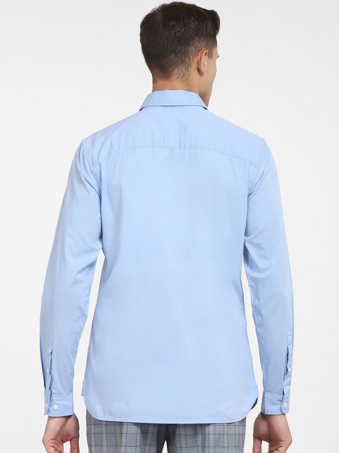 Light Blue Formal Full Sleeves Shirt