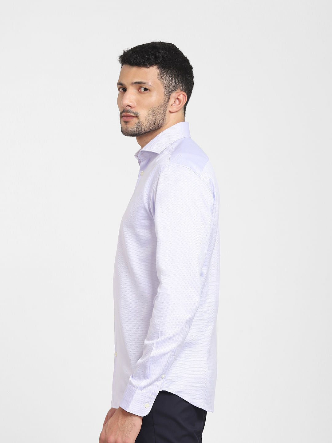 Purple Formal Full Sleeves Shirt