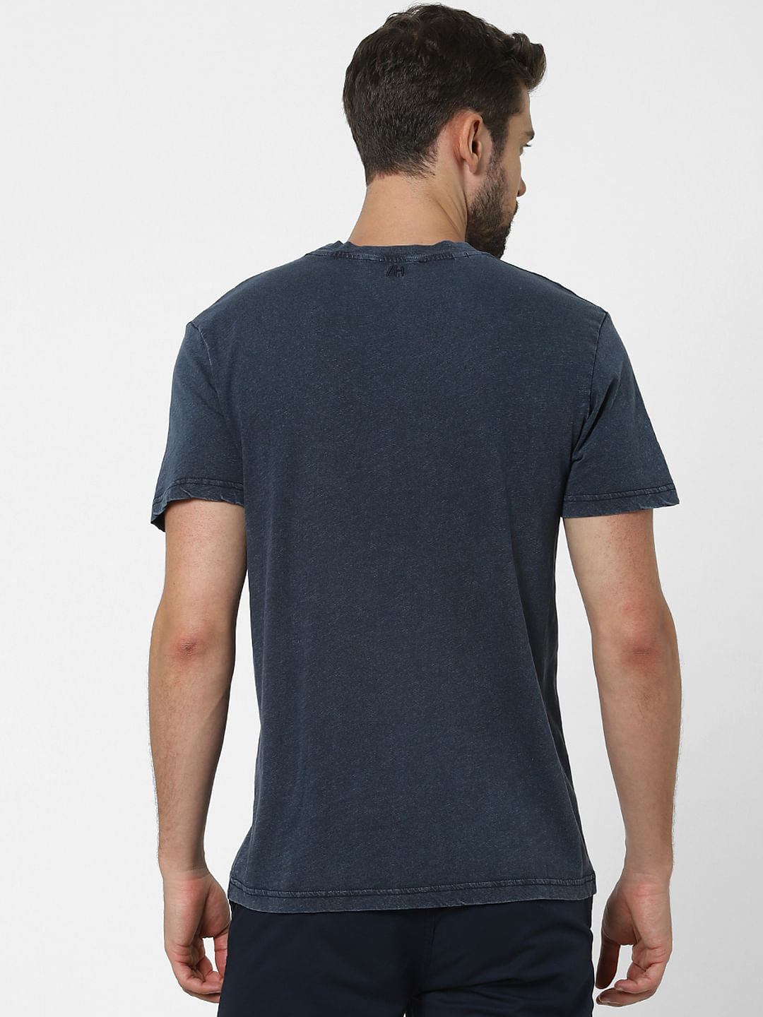 Grey Organic Cotton Crew Neck T-Shirt