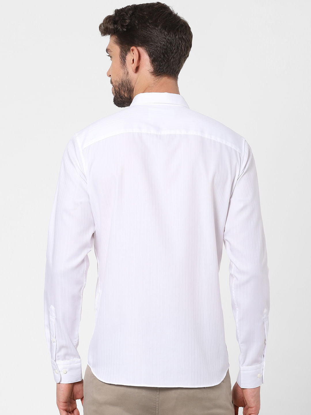 White Full Sleeves Shirt