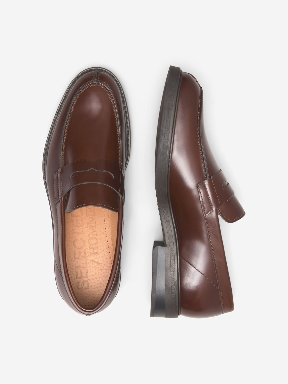 Brown Leather Loafers