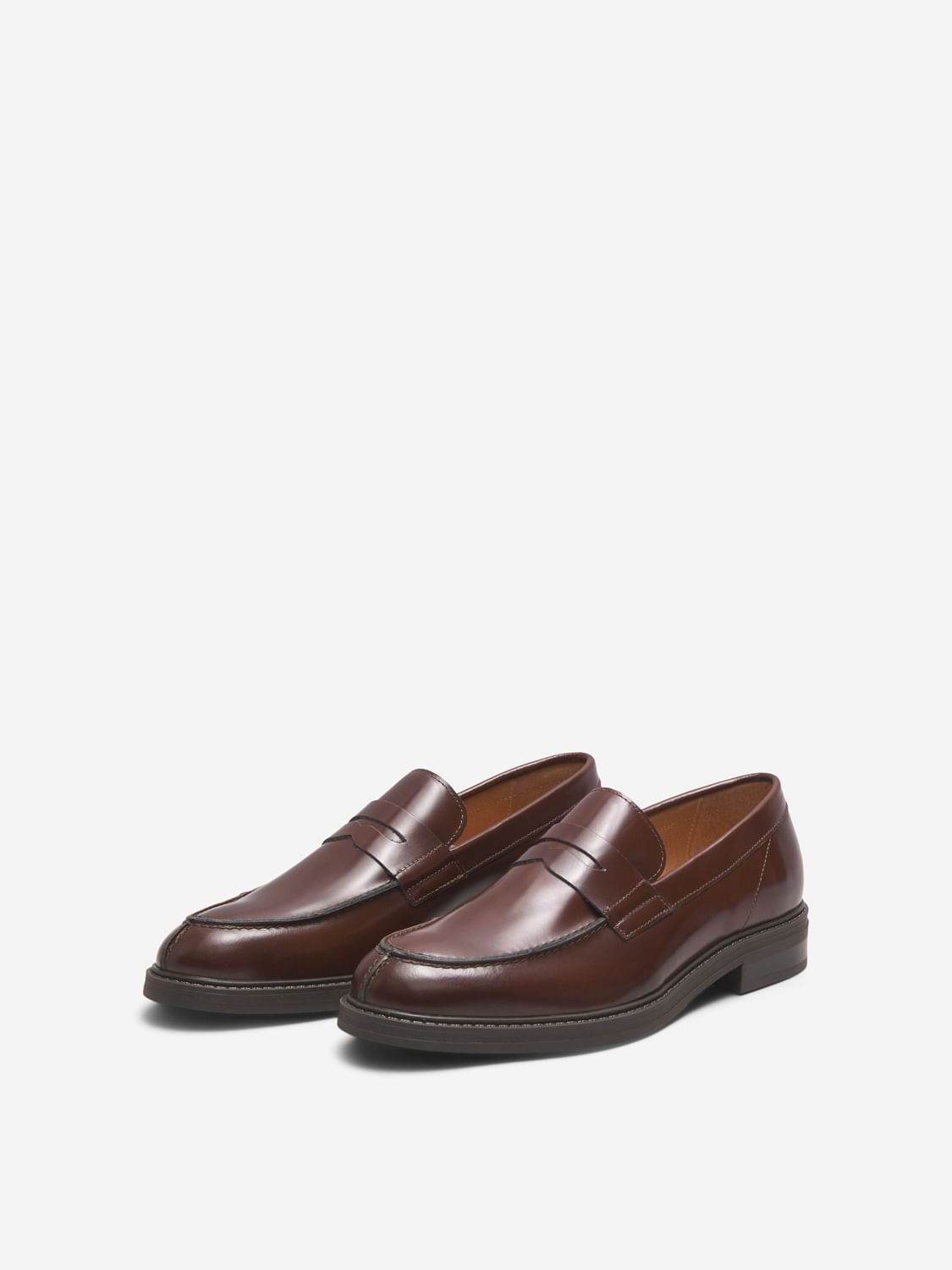Brown Leather Loafers