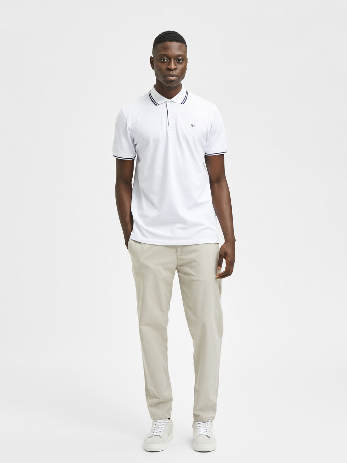 White Polo T-Shirt