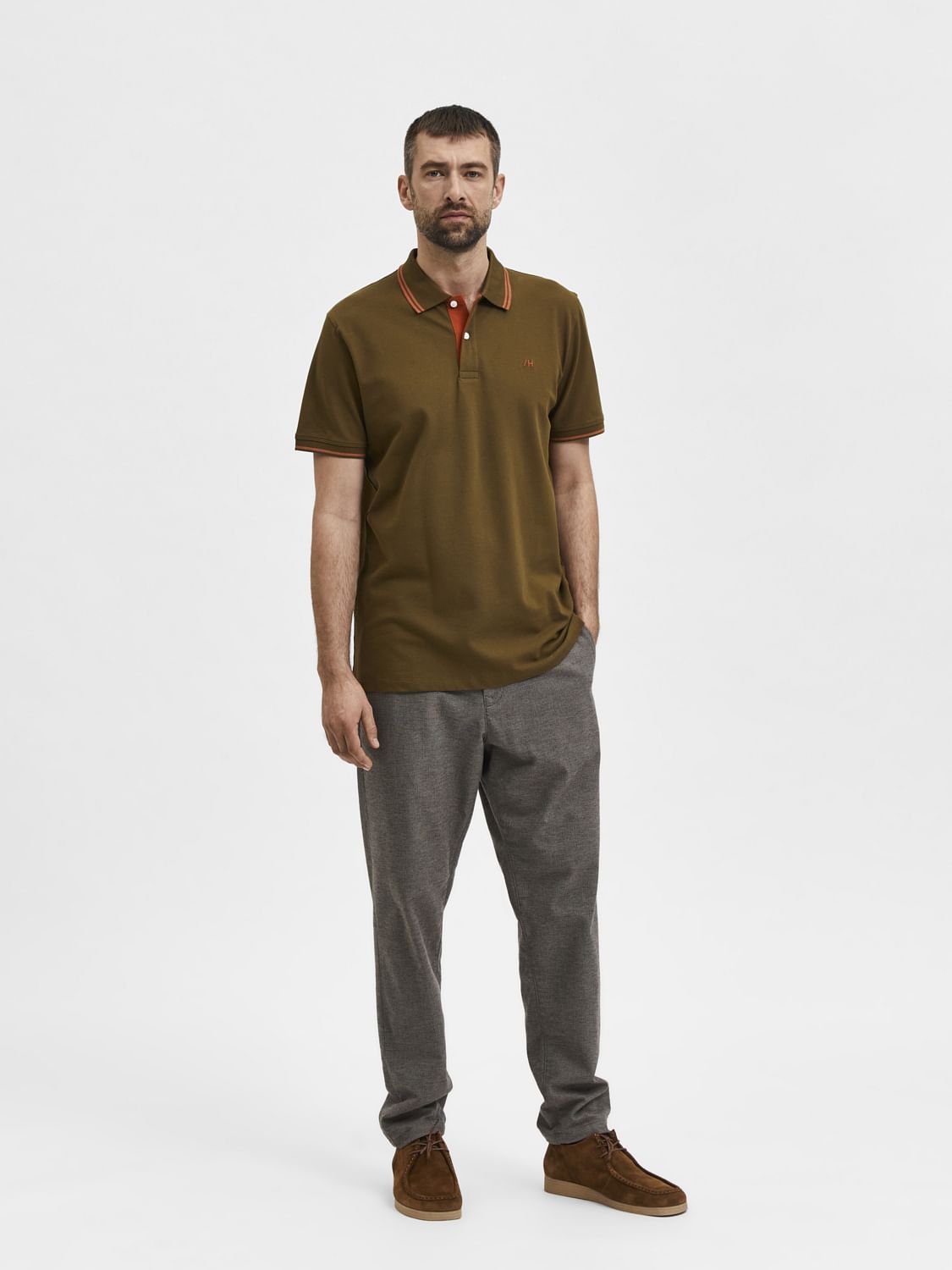 Olive Polo T-Shirt