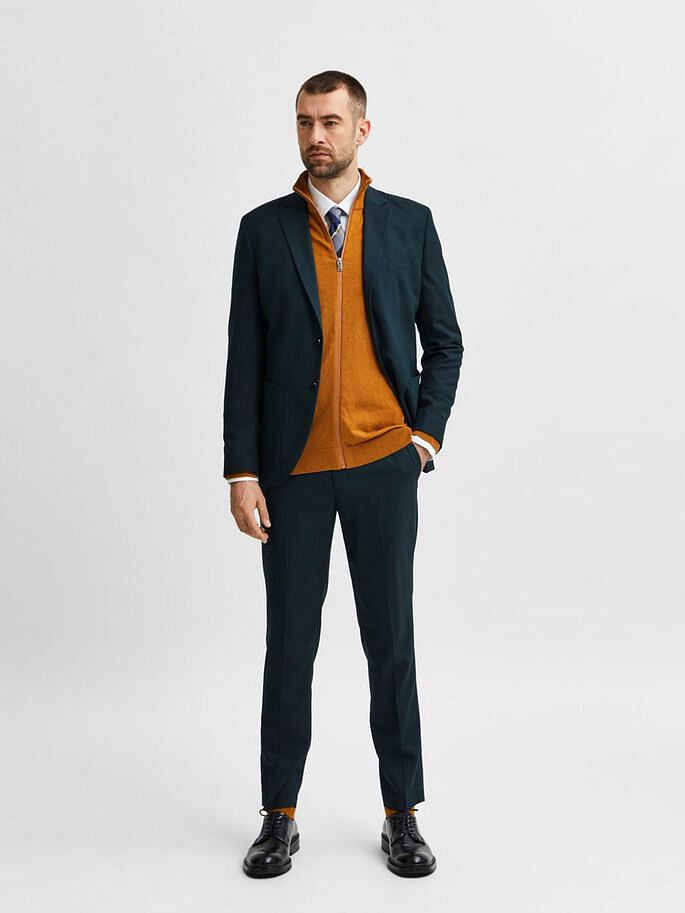 Dark Green Formal Suit Blazer