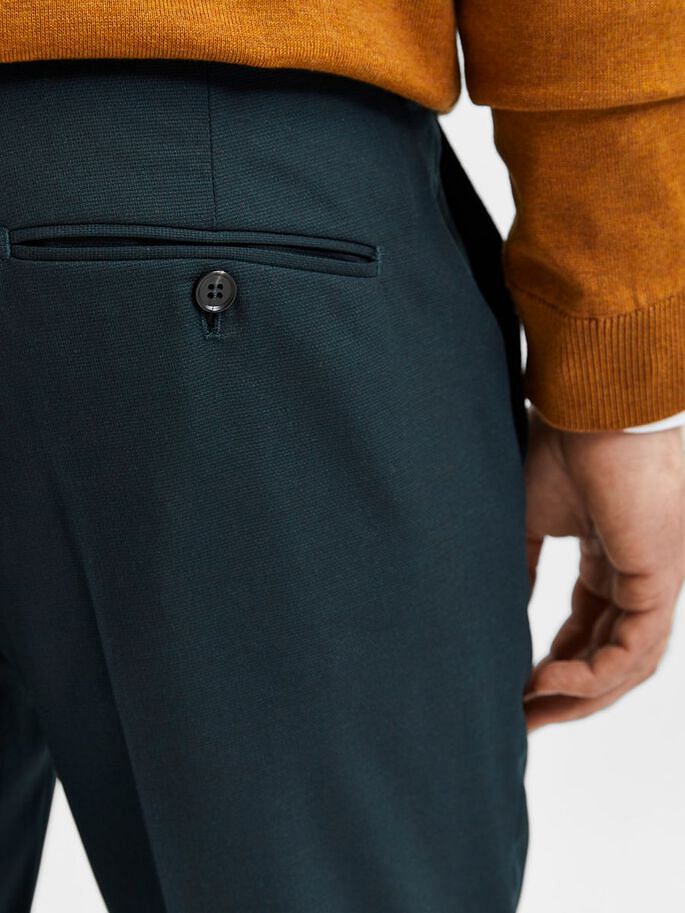 Dark Green Formal Suit Trousers