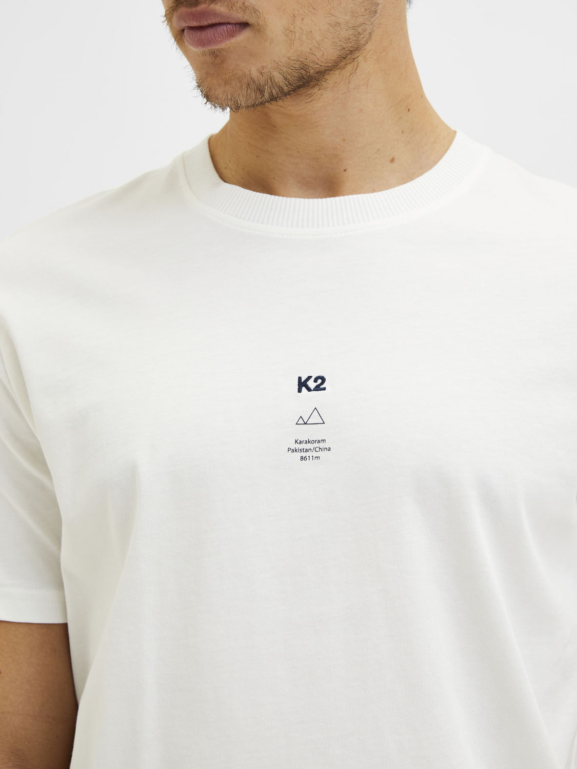 White Organic Cotton Crew Neck T-Shirt