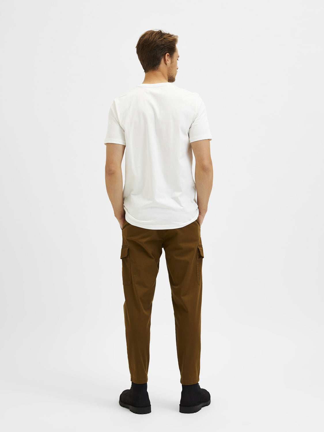 White Organic Cotton Crew Neck T-Shirt