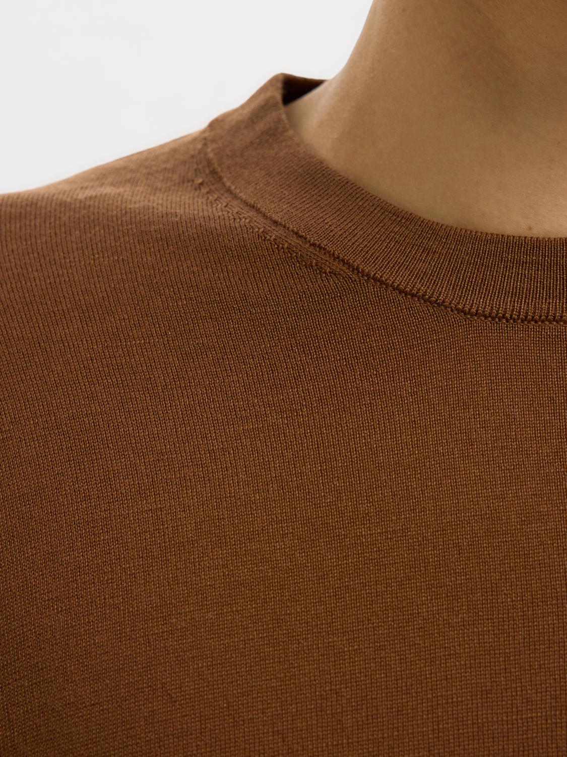 Brown Merino Wool Jumper