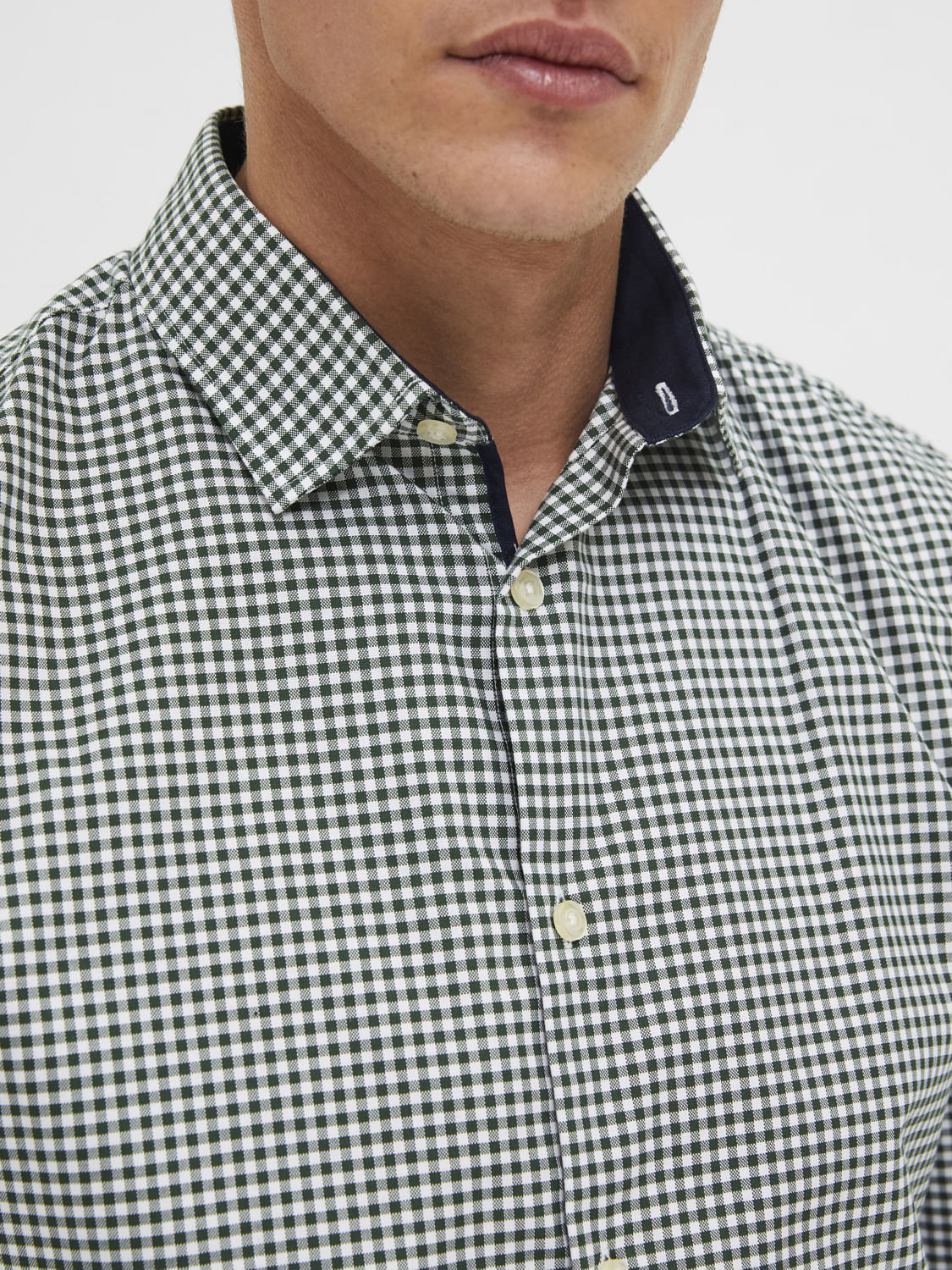 Green Check Full Sleeves Shirt