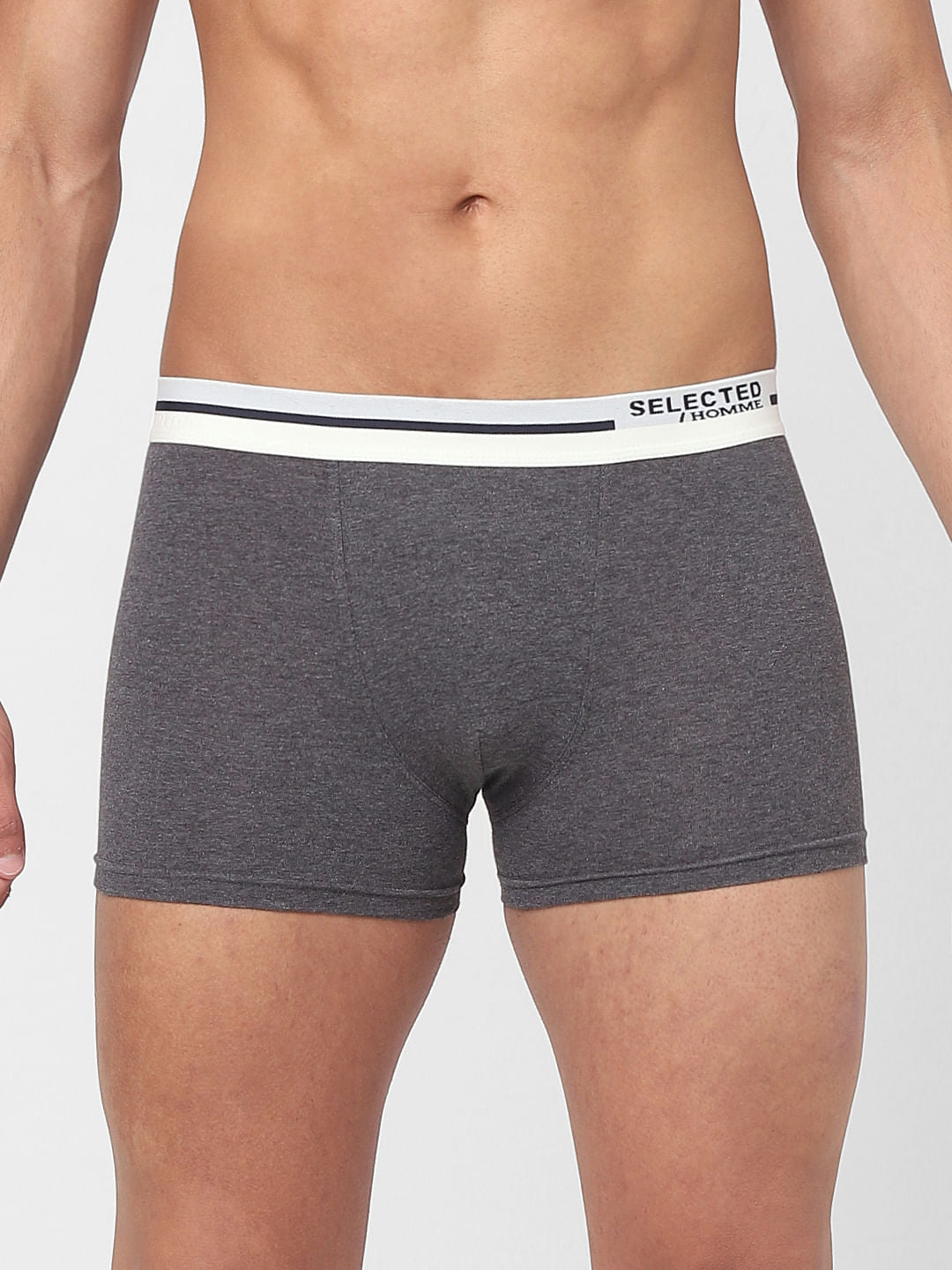 Pack of 3 Trunks - Grey, Dark Grey, Blue