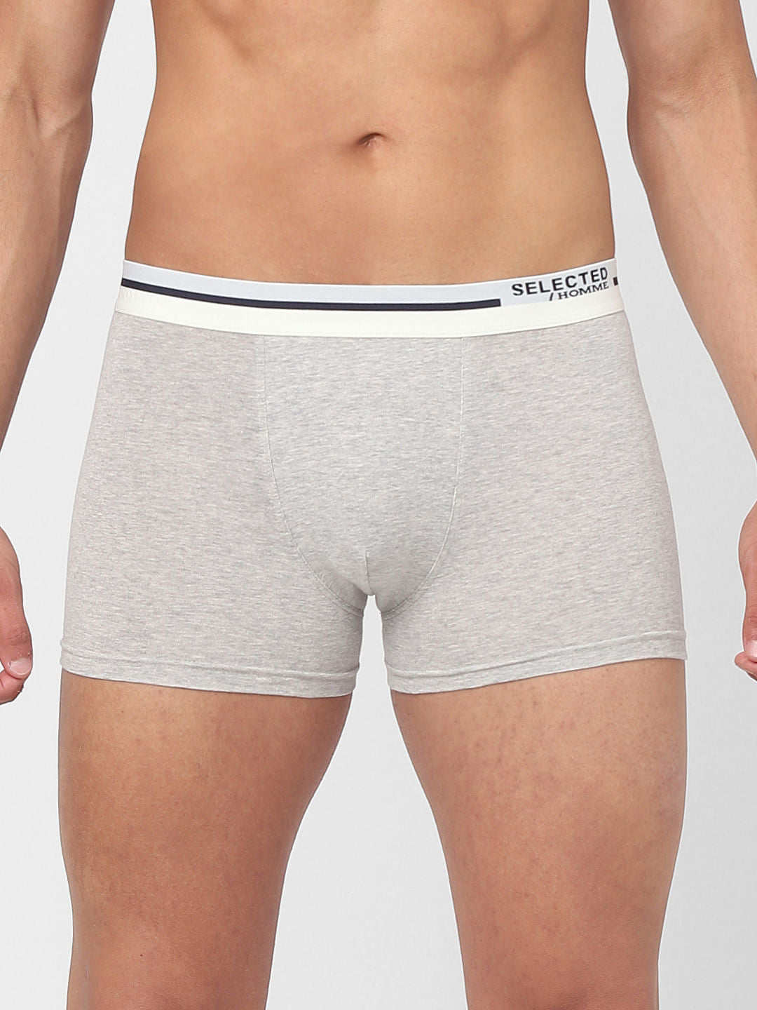 Pack of 3 Trunks - Grey, Dark Grey, Blue
