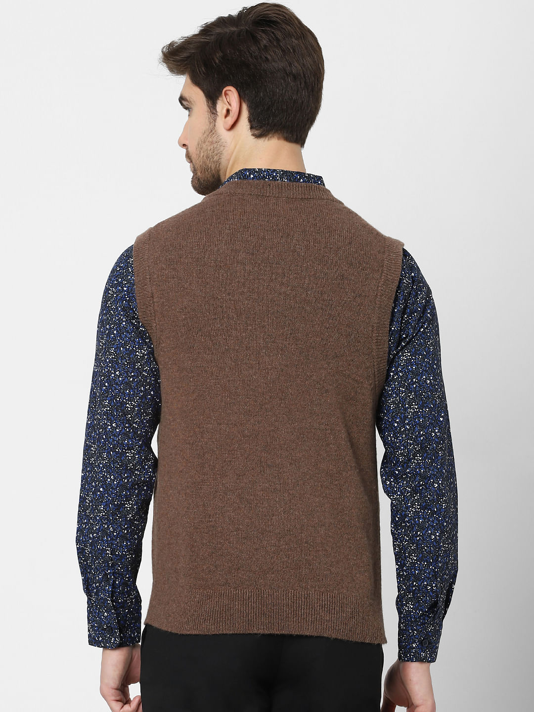 Brown Woollen Waistcoat