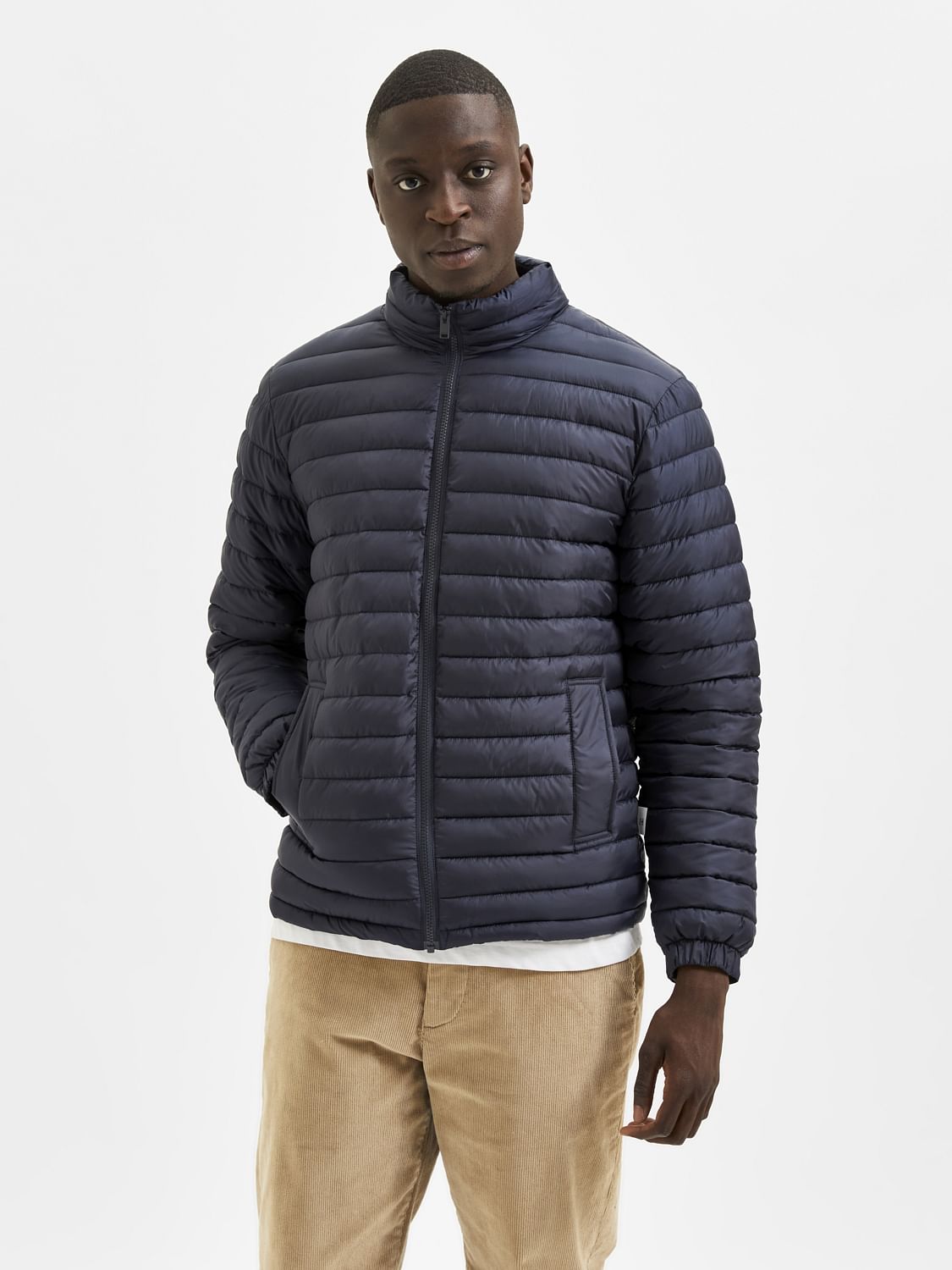 Blue Padded Puffer Jacket