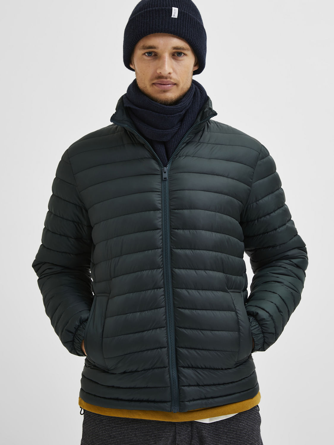 Green Padded Puffer Jacket