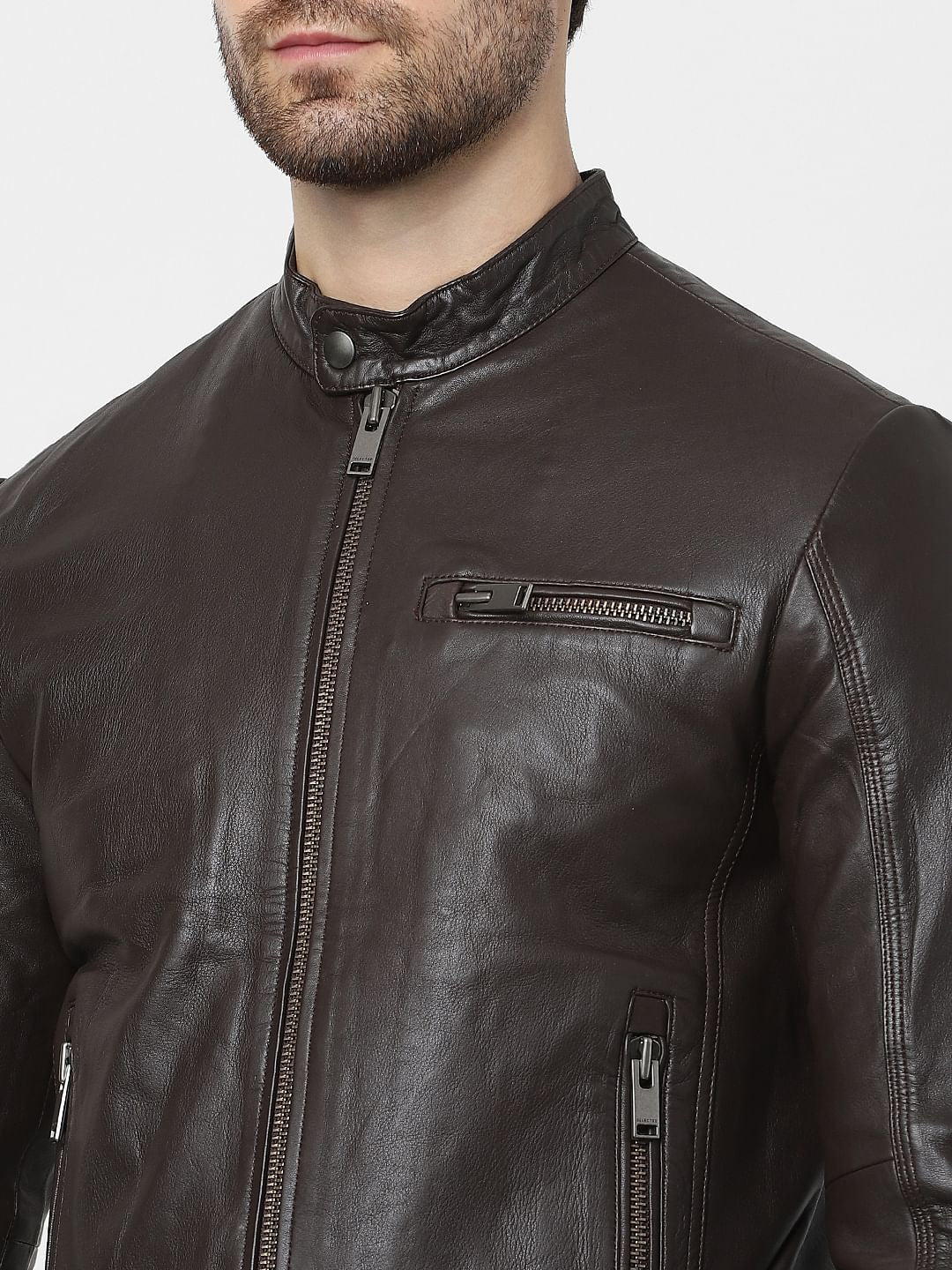 Dark Brown Leather Jacket