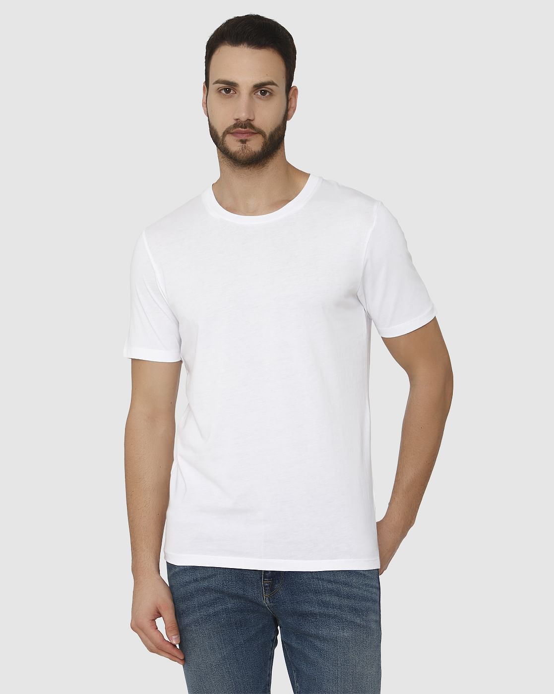 White Crew Neck T-Shirt