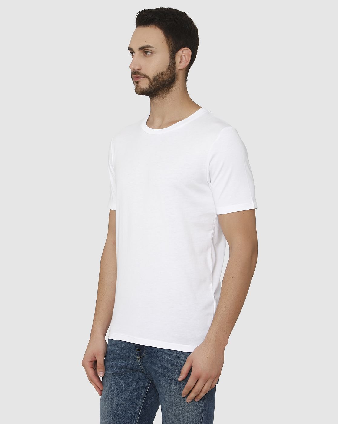 White Crew Neck T-Shirt