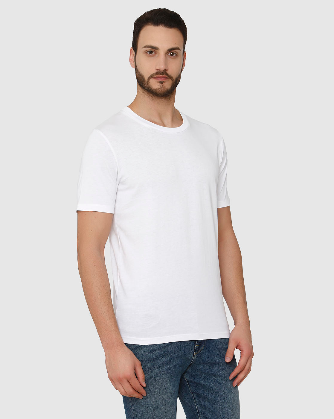 White Crew Neck T-Shirt