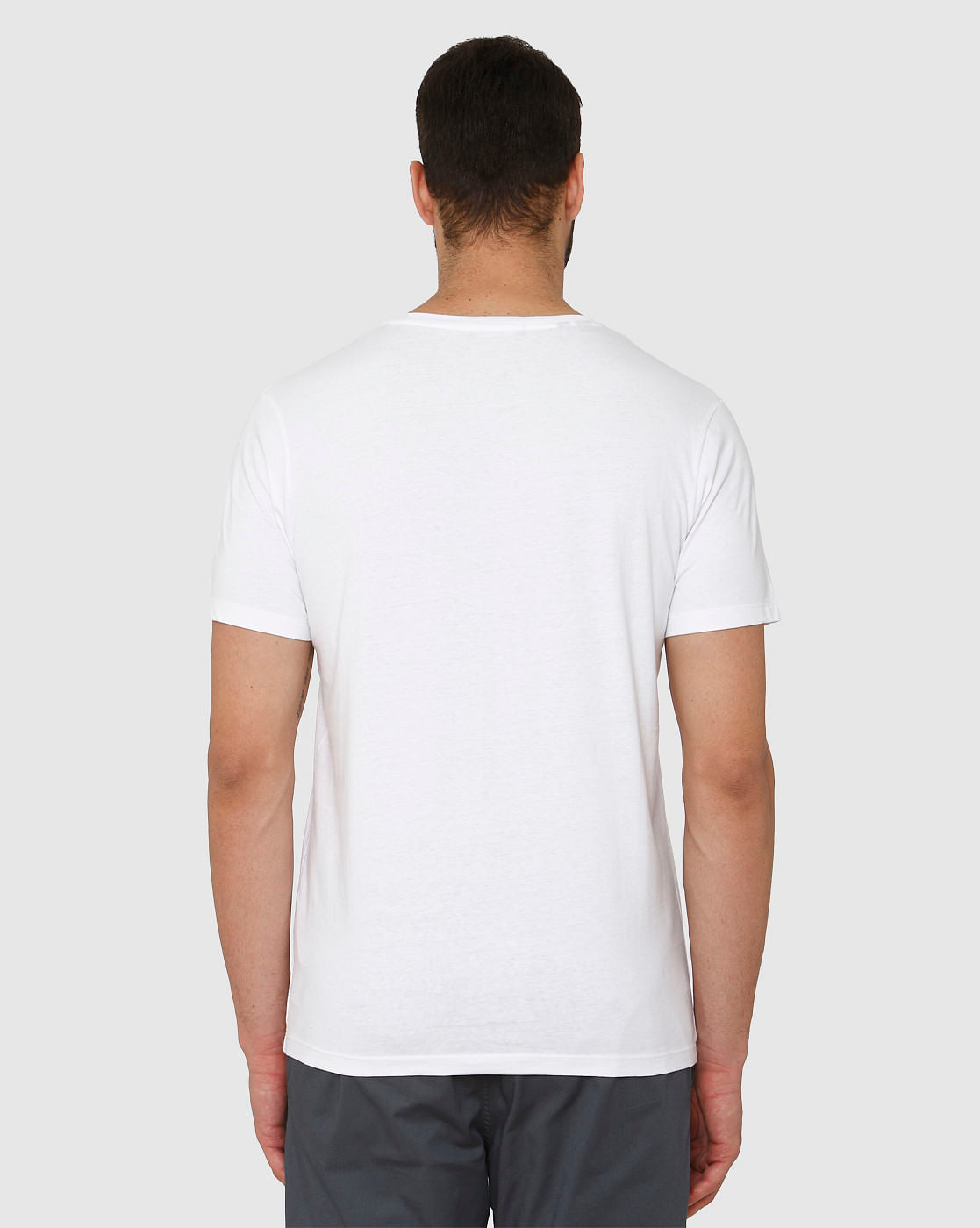White Graphic Print Crew Neck T-Shirt