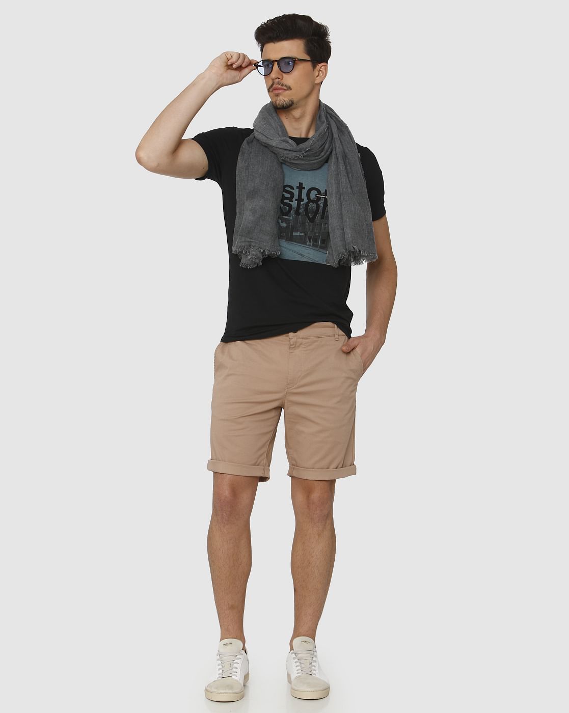 Brown Chino Shorts