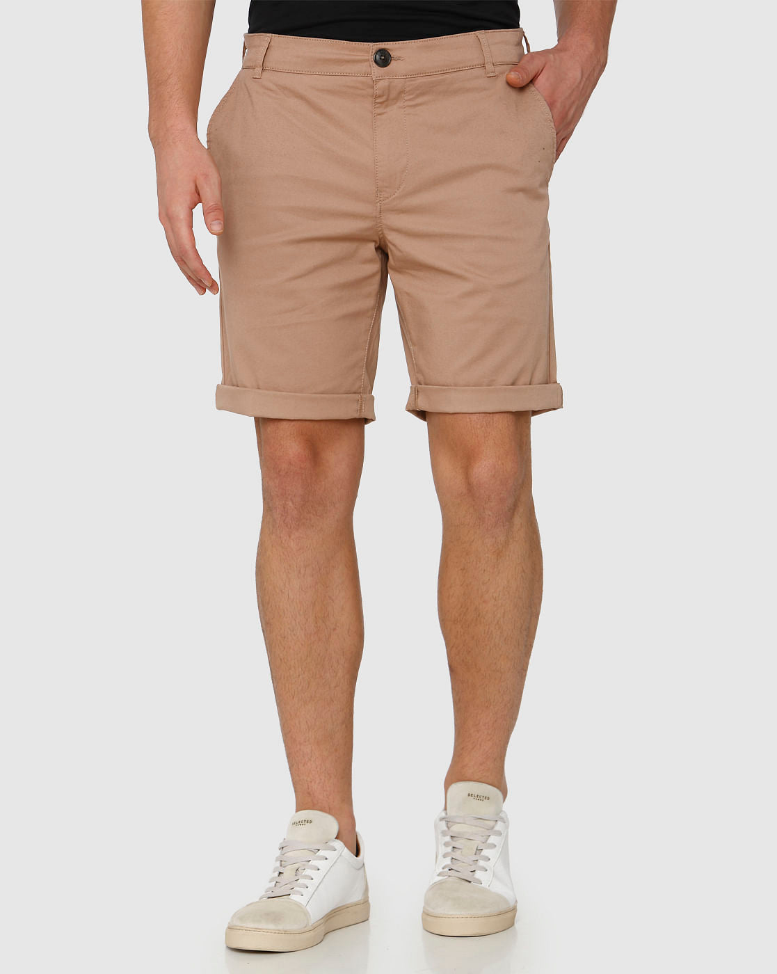 Brown Chino Shorts