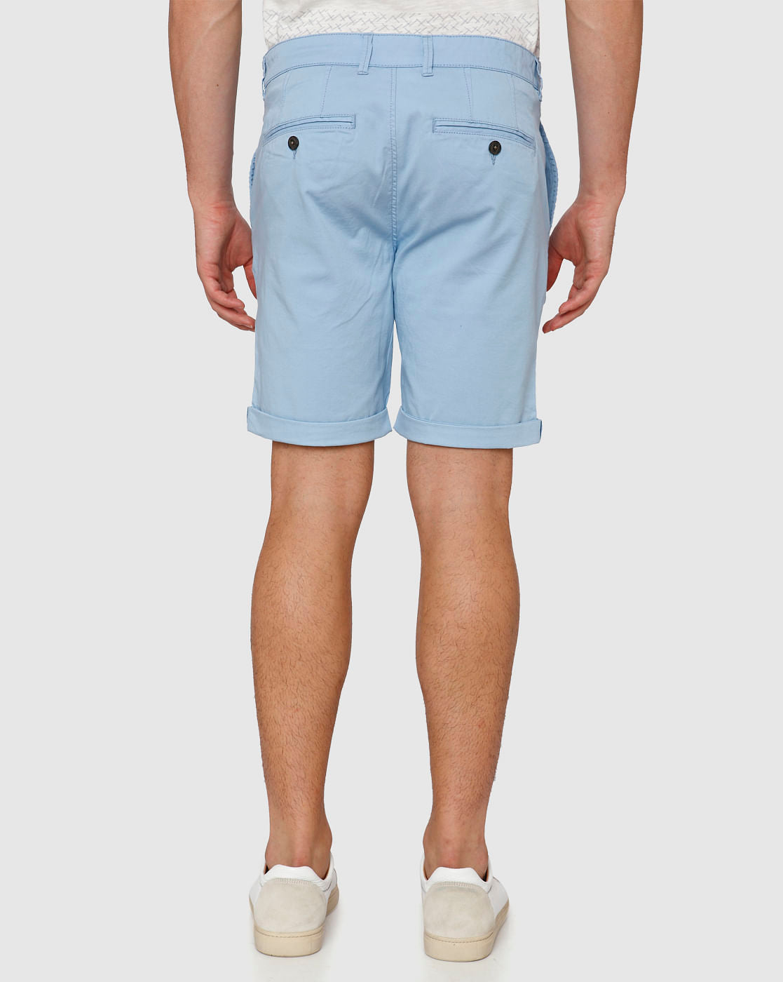 Blue Chino Shorts