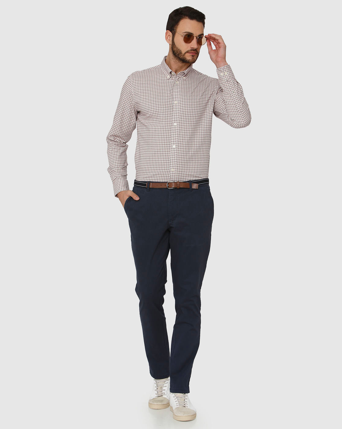 Blue Slim Fit Chinos